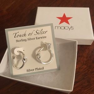 Silver Plated Hoop Earrings